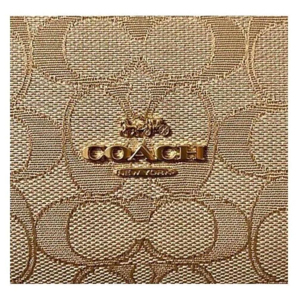 Coach Small Dufflette In Signature Jacquard‎ - NWT (New) - Picture 7 of 8